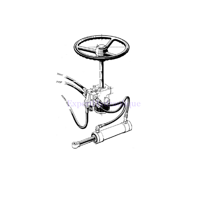 Kit hydraulique de direction adaptable avec valve de priorité